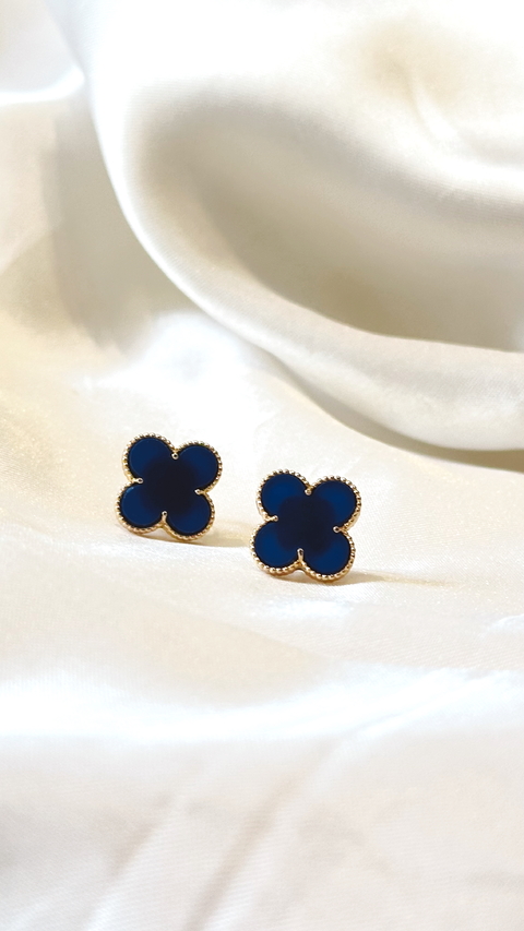 Brinco Trevo Azul - comprar online