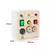 Montessori Busy Board para Crianças, Interruptor de Luz LED, Simular Volante Do