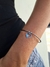 Bracelete Coração Vazado e Liso Com Esferas nas Extremidades