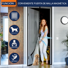 Cortina mosquitero para puerta Magnetica - Innovastock