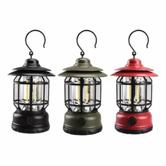 Farol de Camping Vintage Recargable: Estilo y funcionalidad para tus aventuras - comprar online