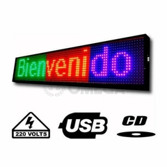 Cartel led programable 1 Mts multicolor - Innovastock