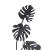 Decorativo Monstera Black - tienda en línea