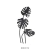 Decorativo Monstera Black - comprar en línea