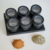 Especiero imantado x 6 frascos Negro - comprar online