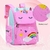 Imagen de Mochila Unicornio escolar Arcoiris