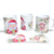 Caneca Feliz Natal Papai Noel Personalizada com Nome