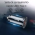 Carregador veicular Turbo 30W, compacto e de fácil utilização, sendo inserido na tomada do carro.