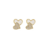 Brinco Feminino Coração Duplo Com Zircônia Cravejado E Madrepérola Kit Com 3 Peças Banhado A Ouro Ou Ródio - comprar online