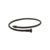 Bracelete Com Design De Prego Em Aço Inox Preto