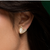 Brinco Feminino Coração Cravejado Com Zircônias Banhado A Ouro - comprar online