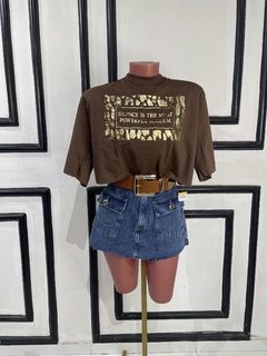 Tshirt cropped - Loja Anabella | Moda Feminina
