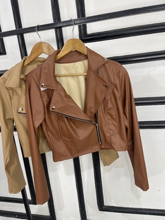 Jaqueta couro Fake - Loja Anabella | Moda Feminina