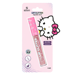 Lip Glitter Algodão Doce Sabrina Sato Hello Kitty 4ml