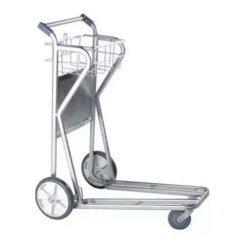 Carrinho bagagem aeroporto carga 250kg - comprar online