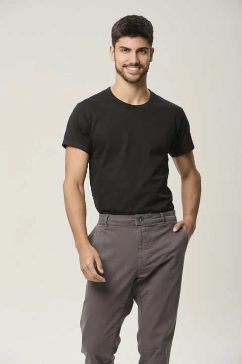 A095-76-TRES ASES - CAMISETA DE JERSEY MANGA CORTA