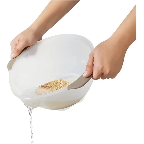 Colador Oxo Asas Arroz Cereales Orificio Antigoteo - comprar online