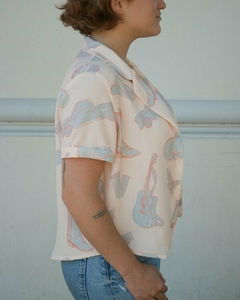 Camisa Cowboy Like Me Celeste en internet