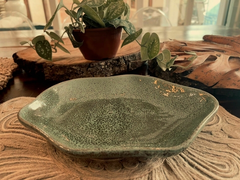 Travessa/Prato Fundo Organic Verde Jade G