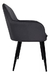 Kit 2 Cadeira Poltrona Vintage Eames Em Tecido Veludo Preto - ABM LTDA
