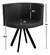 Imagem do Conjunto Mesa Minimalista Com 4 Cadeiras Espaço Mínimo 1m2