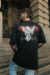 Camiseta Oversized Wings Torn, Spirit Unbroken Preta - Teapot