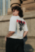 Camiseta Oversized Wings Torn, Spirit Unbroken Off White - loja online