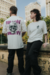 Camiseta Oversized Echoes of the Fallen Off White - Teapot