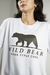 Camiseta Basic Wild Bear Branca - Teapot