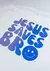 OVERSIZED - JESUS SAVES BRO na internet