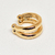 Piercing Fake Paola Liso Folheado a Ouro - comprar online
