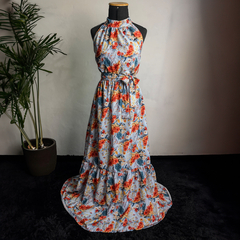 Vestido longo floral