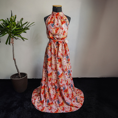 Vestido longo floral - comprar online