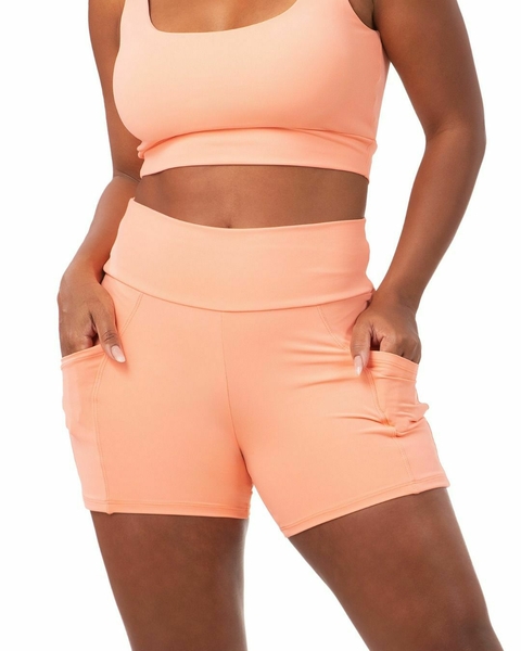 Short Lume Coral Feminino UV