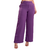 Calça Pantalona + Cropped Conjunto Feminino Roxo - A&L Moda Reis
