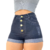 Bermuda Jeans Feminina lavagem Escura Curta - A&L Moda Reis