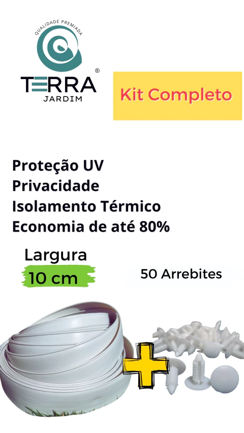 KIT COMPLETO FITA PVC BRANCO + PINOS ARREBITES - comprar online