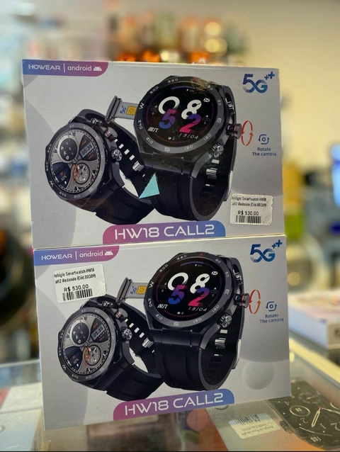 Relógio Smartwatch HW18 Call2 Redondo