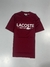Camiseta Lacoste Since 1933 ( Vinho claro )