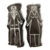 BONECO DE PANO CASAL PRETO PC C/ 12