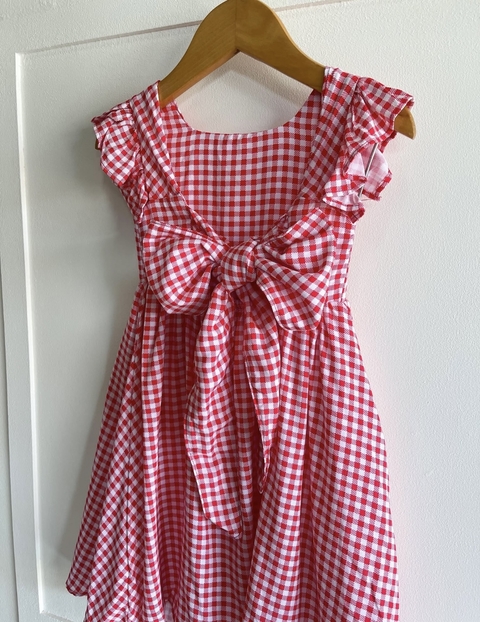Vestido Xadrez Vermelho