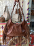 Bolsa baguette franjas alça trabalhada - Le Sac Parfait