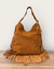 Bolsa camurça saco franjas lateral