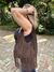 Bolsa baguette maior franjas frente - comprar online