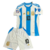Kit Niño 24/25 Argentina Titular Messi 10 con parches