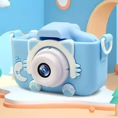 Imagen de Mini Cámara Digital Infantil 2x1 más Funda de regalo