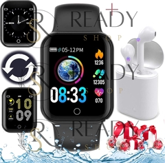 Imagen de RELOJ SMARTWATCH i8 ULTRA CON AURICULAR BlUETOOTH + CARGADOR INALAMBRICO DE REGALO