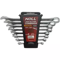 JG CHAVE COMBINADA 1/4" A 3/4" 8PÇS - NOLL - LV Distribuidora