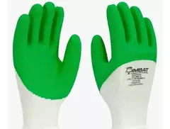 LUVA TRICOTADA COM BANHO LATEX VERDE 9 - IMBAT