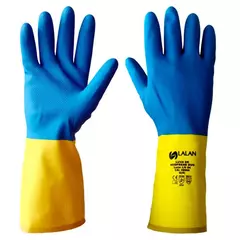 Luva de Neoprene Duo Reforçada 0,50mm Lalan AdvanSafety CA 39566